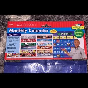 Scholastic monthly pocket chart